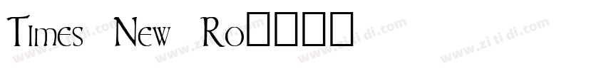 Times New Ro字体转换